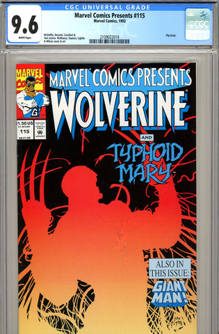 Marvel Comics Presents #115 CGC graded 9.6 - Ghost Rider/Iron Fist - SOLD!