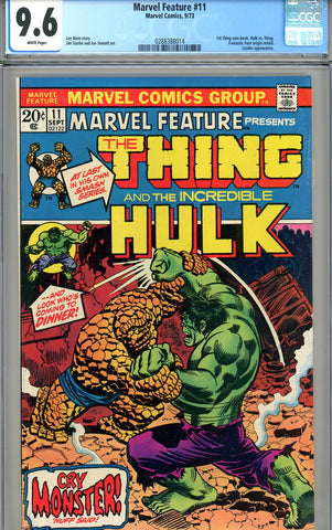 Marvel Feature #11 CGC graded 9.6 first "Thing" solo book WP SOLD!