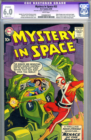 Mystery In Space #53 CGC graded 6.0 - SOLD!