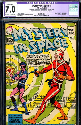 Mystery In Space #75 CGC graded 7.0 classic Silver Age cover - SOLD!