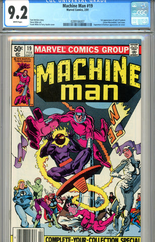 Machine Man #19 CGC graded 9.2 - first Jack O' Lantern - SOLD!