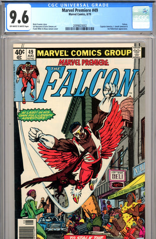 Marvel Premiere #49 CGC graded 9.6 - 1st SOLO Falcon story - SOLD!