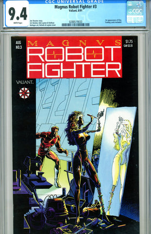 Magnus, Robot Fighter #03 CGC graded 9.4 - first Elzy, Tekla SOLD!