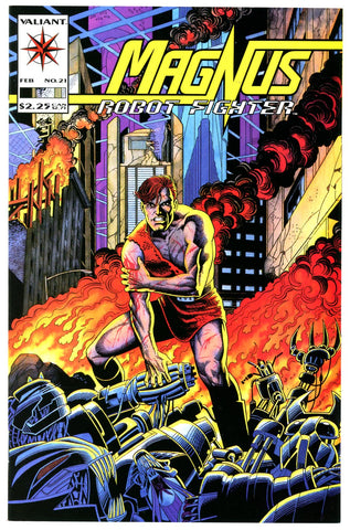 Magnus, Robot Fighter #21 NEAR MINT+ (two copies)