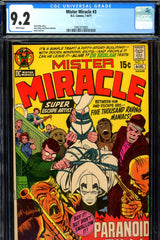 Mister Miracle #03 CGC graded 9.2  Kirby story/cover/art