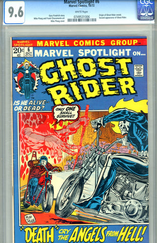 Marvel Spotlight #06 CGC graded 9.6 second Ghost Rider SOLD!