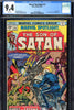 Marvel Spotlight #22 CGC graded 9.4 Ghost Rider, Satana, Son of Satan c/s