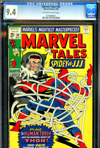Marvel Tales #20 CGC graded 9.4 SECOND highest graded - SOLD!