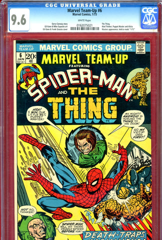 Marvel Team-Up #6 CGC graded 9.6 "Thing" team-up - SOLD!