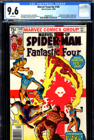 Marvel Team-Up #100 CGC graded 9.6 Frank Miller cover/art - SOLD!