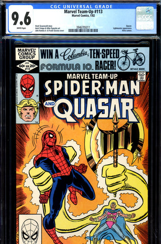 Marvel Team-Up #113 CGC graded 9.6 second highest graded