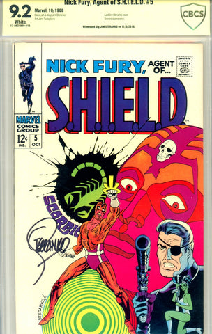 Nick Fury, Agent of S.H.I.E.L.D. #05 CBCS graded 9.2 SIGNATURE - SOLD!
