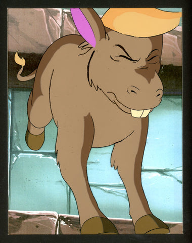 Original production cel -"Pinocchio"- by Golden Films 130 MATTED