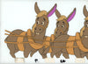 Original production cel -"Pinocchio"- by Golden Films 176 SIZE 18" x 9"