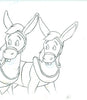 Original production cel -"Pinocchio"- by Golden Films 176 SIZE 18" x 9"