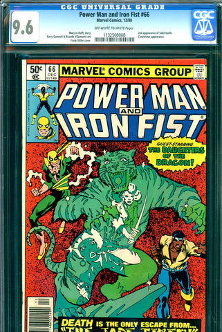 Power Man and Iron Fist #66 CGC graded 9.6 - 2nd appearance of Sabretooth - SOLD!