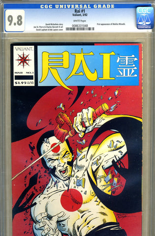 Rai #1 CGC graded 9.8 - HIGHEST GRADED - SOLD!