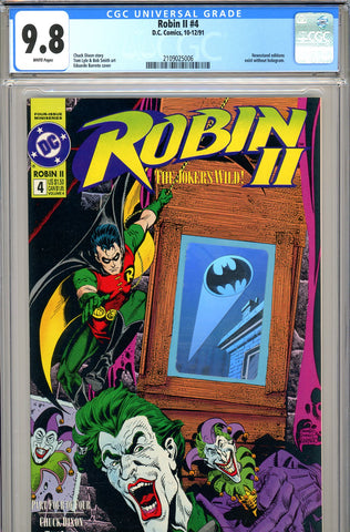 Robin II #4 CGC graded 9.8 - HIGHEST GRADED Joker cover - SOLD!