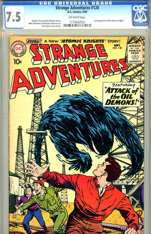 Strange Adventures #120 CGC graded 7.5 second Atomic Knights - SOLD!