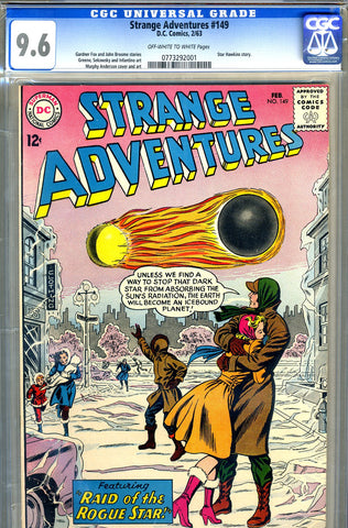 Strange Adventures #149 CGC graded 9.6 - HIGHEST GRADED - SOLD!