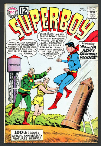 Superboy #100 FINE- 1962