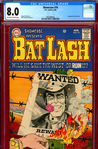 Showcase #76 CGC graded 8.0 - first app of Bat Lash
