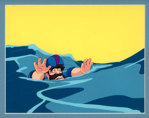 Original production cel -"Sinbad"- by Golden Films 309 MATTED