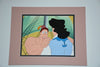 Original production cel -"Sinbad"- by Golden Films 310 MATTED w/original background