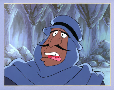 Original production cel -"Sinbad"- by Golden Films 313 MATTED