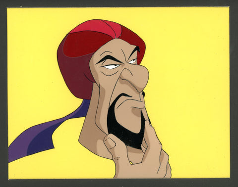 Original production cel -"Sinbad"- by Golden Films 314 MATTED