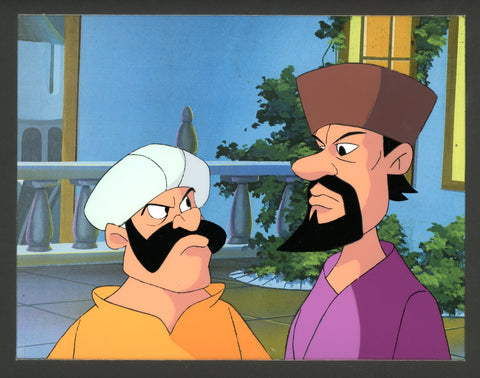 Original production cel -"Sinbad"- by Golden Films 320 MATTED