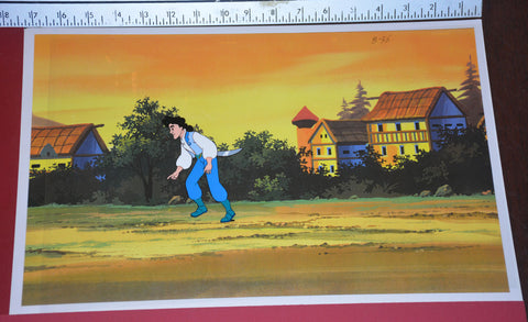 Original production cel -"Sinbad"- by Golden Films 349 SIZE 16" x 10.50"