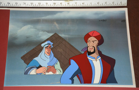 Original production cel -"Sinbad"- by Golden Films 354 SIZE 15.50" x 9"