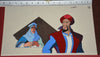 Original production cel -"Sinbad"- by Golden Films 354 SIZE 15.50" x 9"