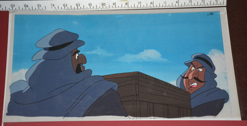 Original production cel -"Sinbad"- by Golden Films 356 SIZE 17" x 9"