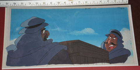 Original production cel -"Sinbad"- by Golden Films 357 SIZE 17" x 9"