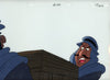 Original production cel -"Sinbad"- by Golden Films 357 SIZE 17" x 9"