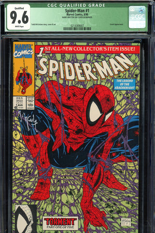 Spider-Man #01 CGC graded 9.6 - Regular Edition - SIGNED - SOLD!