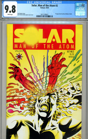 Solar, Man of the Atom #02 CGC graded 9.8 HIGHEST GRADED - SOLD!