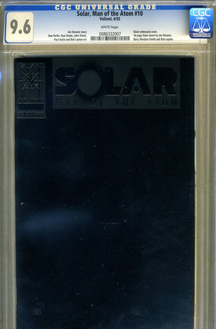 Solar, Man of the Atom #10 CGC graded 9.6 - first Eternal Warrior SOLD!