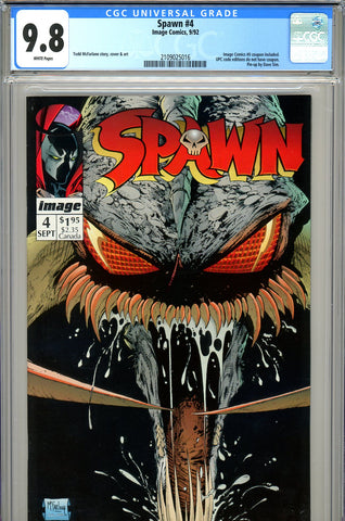 Spawn #4 CGC graded 9.8 - Violator cover/story - SOLD!