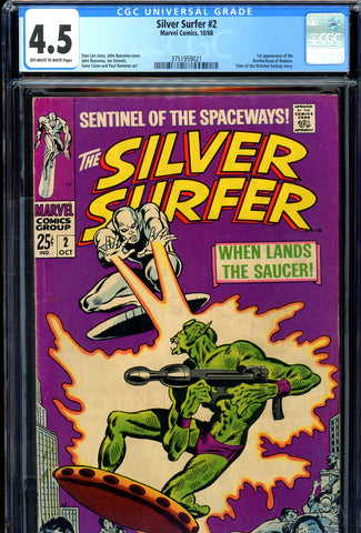 Silver Surfer #04 CGC 4.5 - first Brotherhood of Badoon - SOLD!