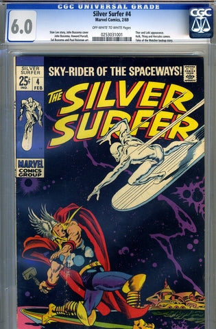 Silver Surfer #04 CGC graded 6.0 - SOLD!