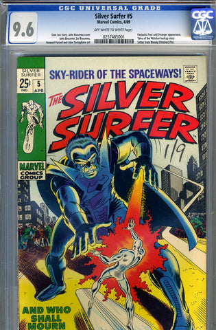 Silver Surfer #05 CGC graded 9.6 - SOLD!