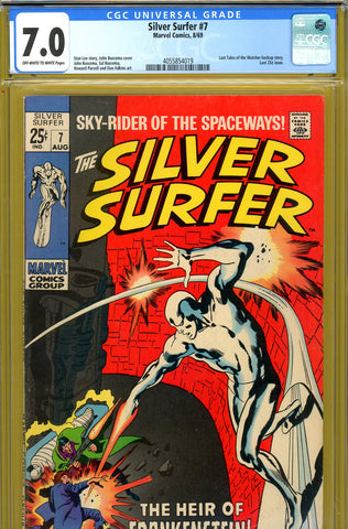 Silver Surfer #07 CGC graded 7.0 - first Victor Frankenstein - SOLD!
