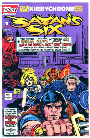TOPPS - Satan's Six #1 (one-shot) polybagged w/chromium card NM (two copies)
