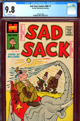 Sad Sack Comics HD #11 CGC graded 9.8  complimentary copy