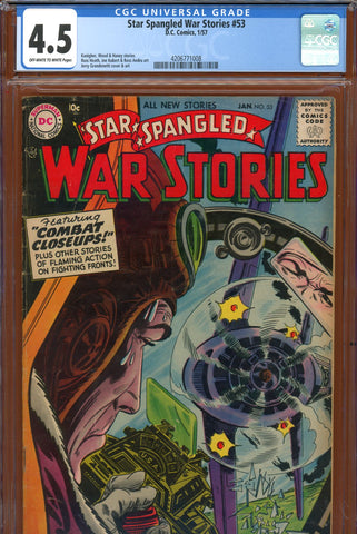 Star Spangled War Stories #53 CGC graded 4.5 - THIRD Sgt. Rock prototype