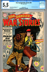 Star Spangled War Stories #085 CGC graded 5.5 second Mlle Marie