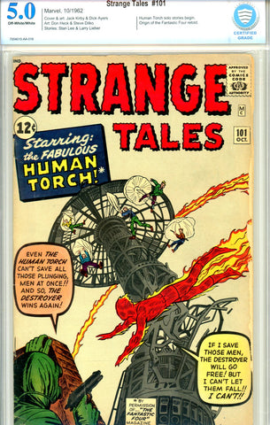 Strange Tales #101 CBCS graded 5.0 Human Torch begins SOLD!